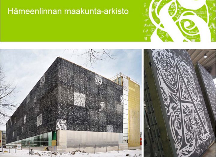 H&auml;meenlinnan maakunta-arkisto